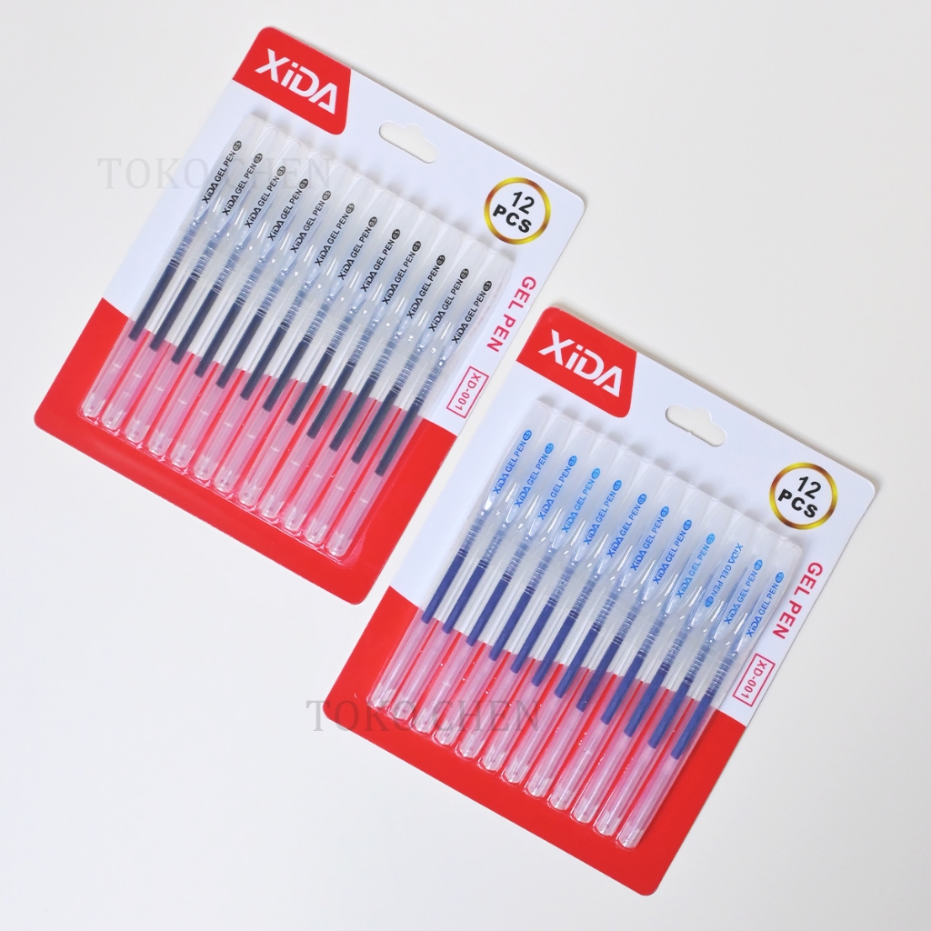 

XIDA Gel Pen Pulpen Gel Tabung Jarum Penuh 3 Warna 0.5mm 1 PCS
