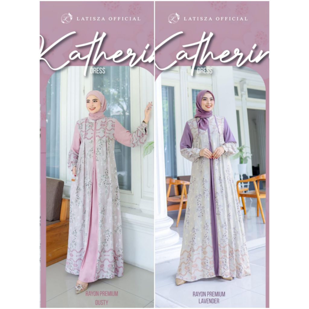 Katherine Dress By Latisza / gamis murah / premium / best seller