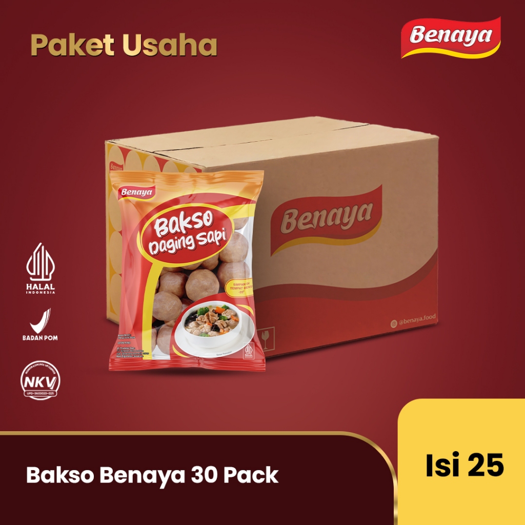 

Paket Bakso Sapi Benaya 30 Pack-Paket Usaha & Rumahan