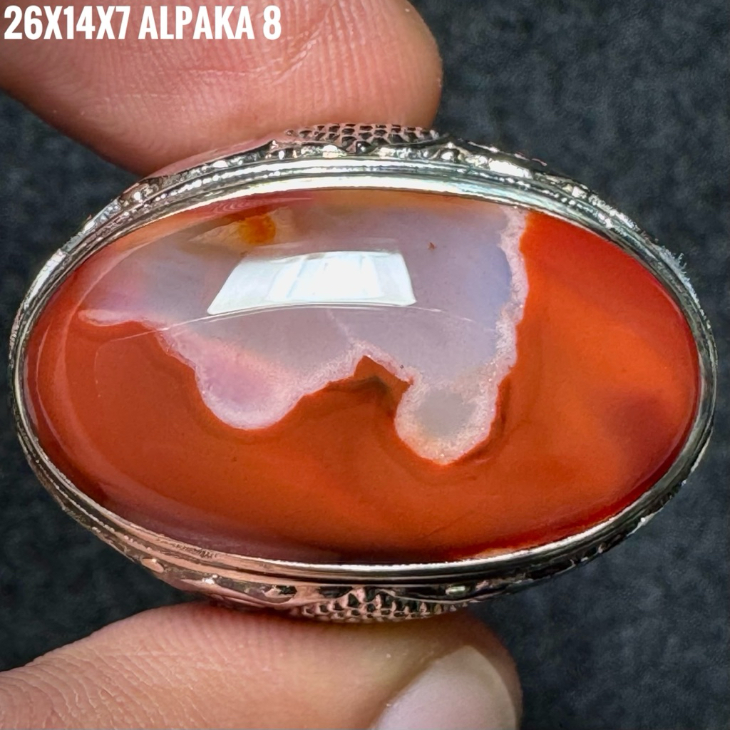 Cincin Batu Akik Natural Lafadz Allah