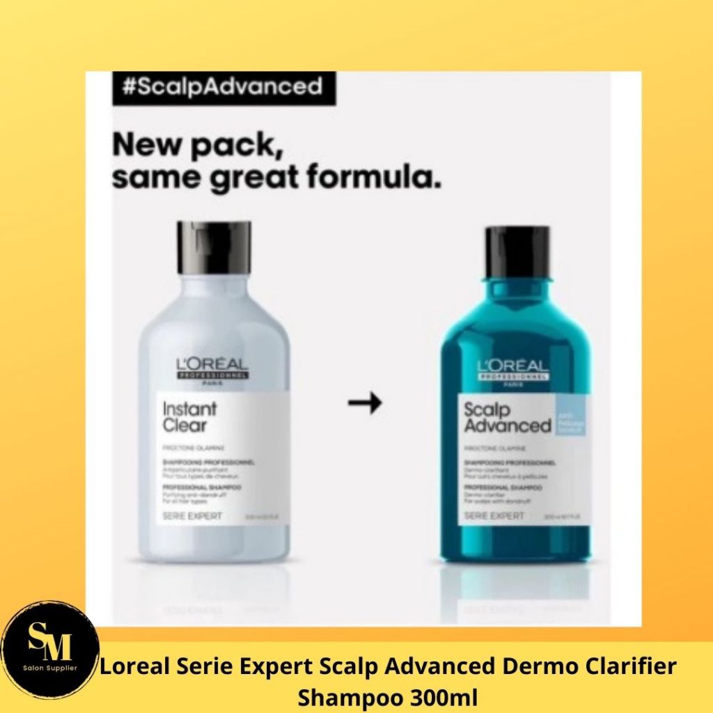 Loreal Serie Expert Scalp Advanced Dermo Clarifier Shampoo 300ml/Shampo untuk Rambut Ketombe