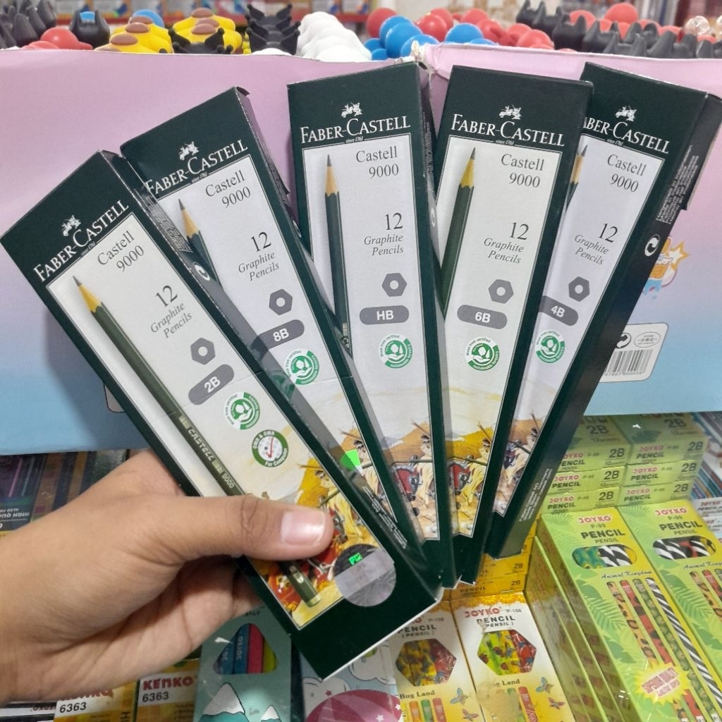 

1 PCS PENSIL 2B FABER-CASTELL / 6B.2B,8B,HB,4B