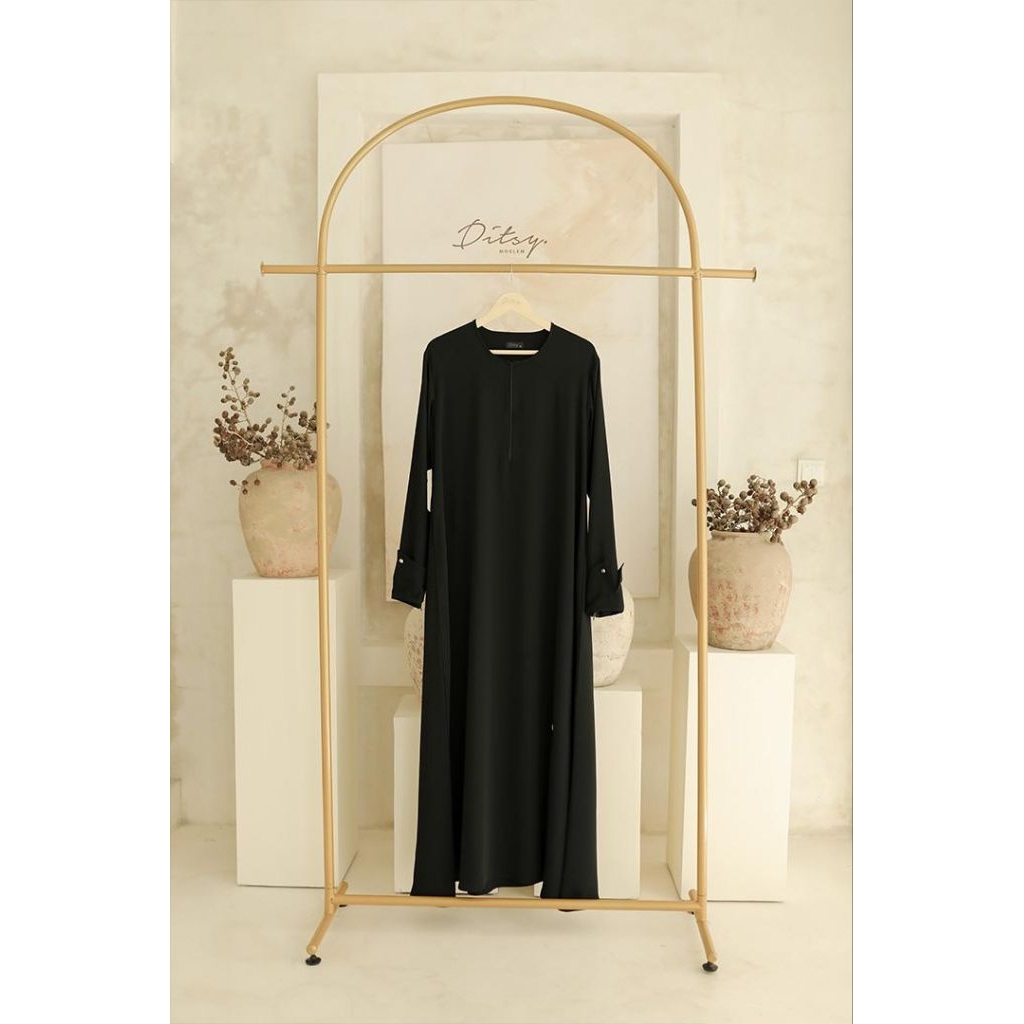 DITSY MOSLEM LOVELLA SERIES MINA Black M XXL GAMIS ABAYA MINA ANTI UV BY SULTAN ORI DITSY