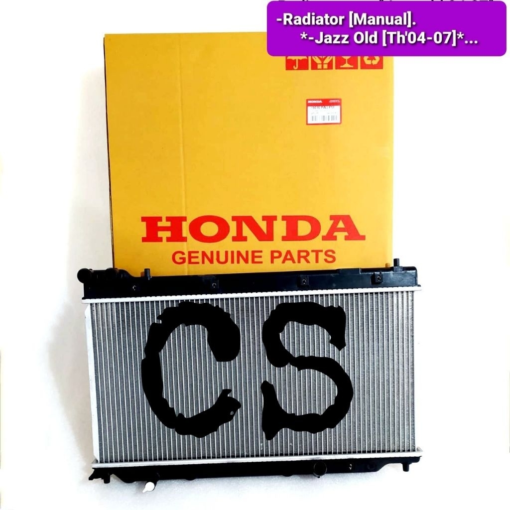 RADIATOR ASSY HONDA JAZZ OLD 2004-2007 MANUAL