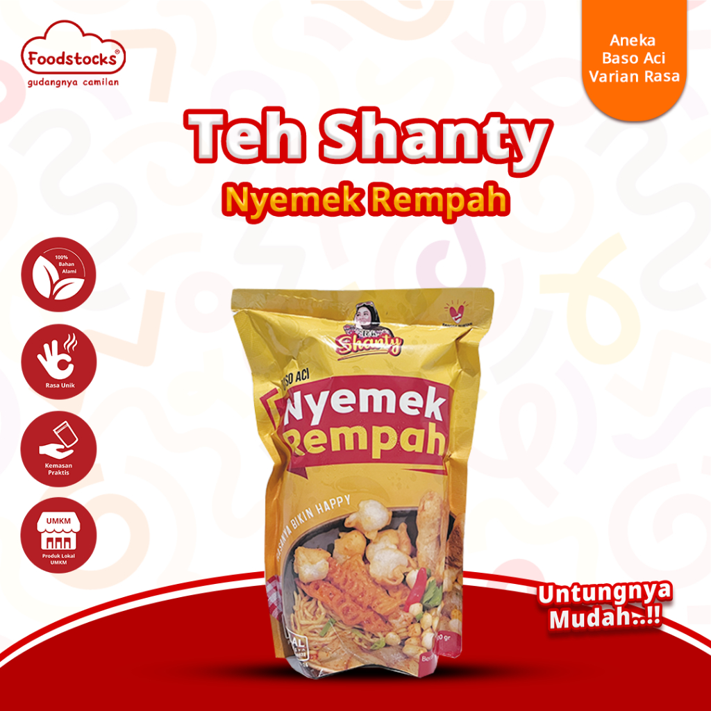 

Teh Shanty - Baso Aci Nyemek Rempah Gurih Pedas 200gr