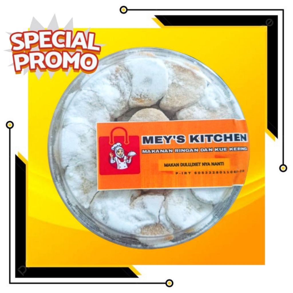 

Kue Kering Putri Salju Premium Enak Murah Netto 300gr