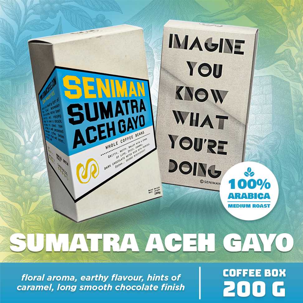 

Seniman Coffee Beans / Biji Kopi Sumatra Aceh Gayo 200gr