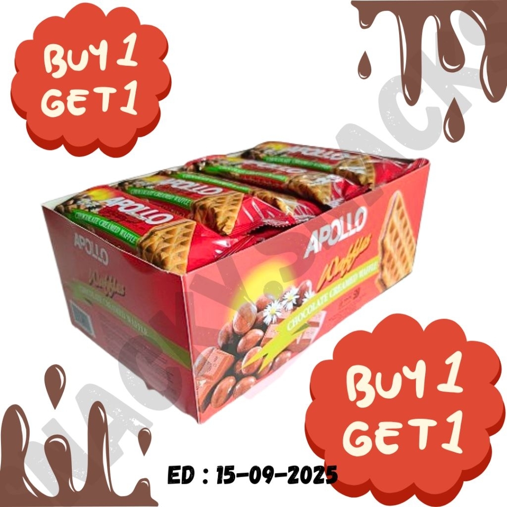 

BUY1GET1 Apollo Wafle Chocolate