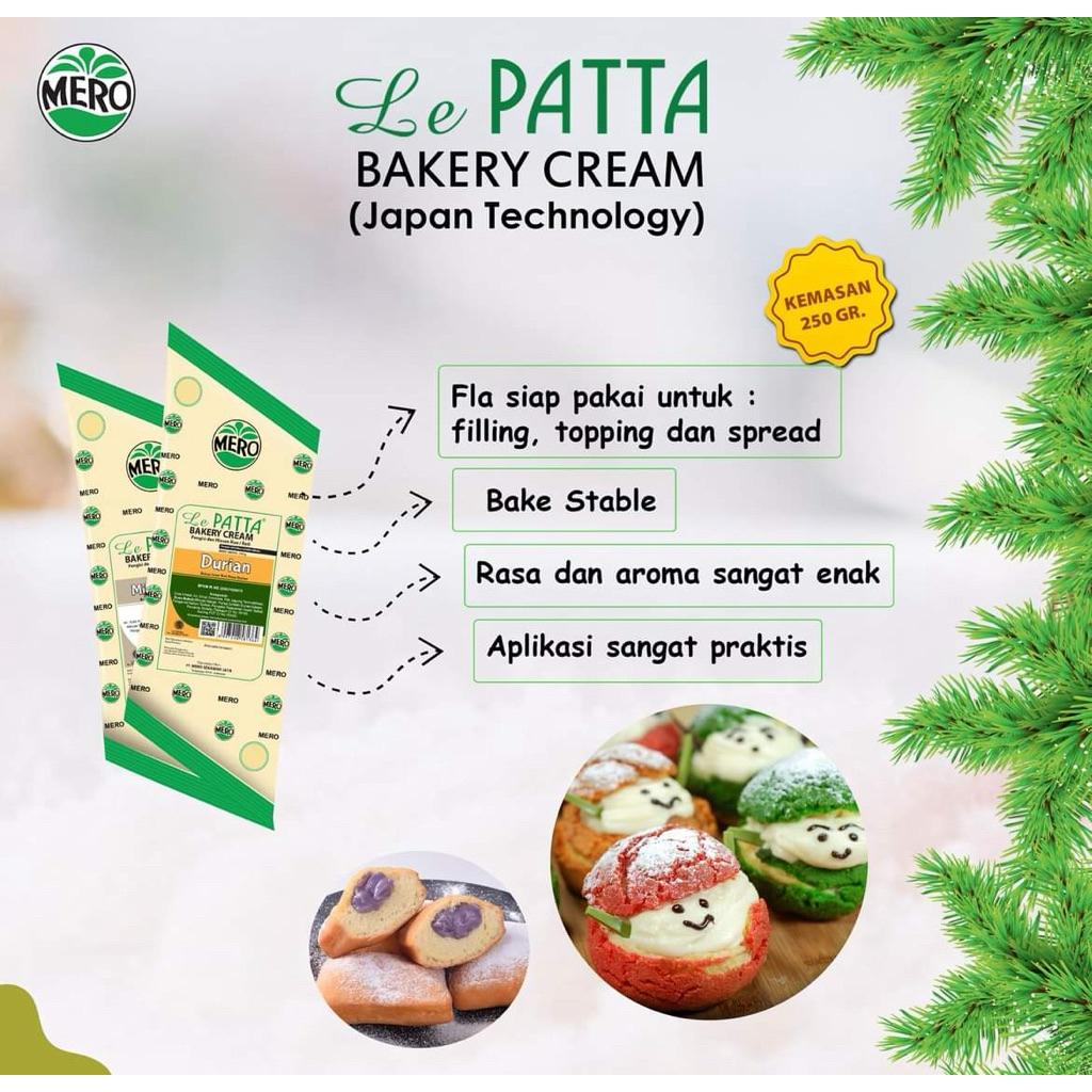 

MERO LEPATTA BAKERY CREAM 1DUS ( 10 pack x 1 kg)