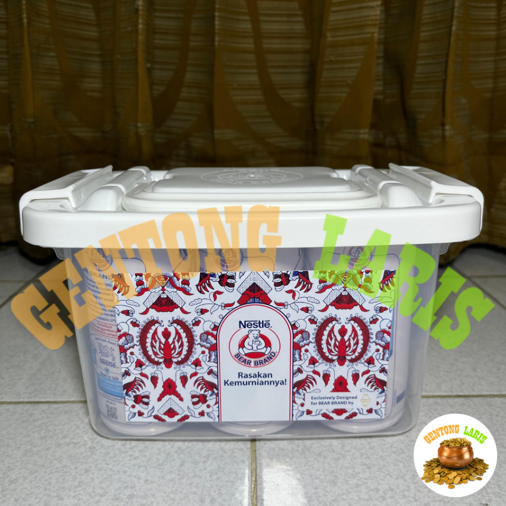 

[GRATIS BOX CONTAINER] Susu Beruang Bear Brand 1 karton/dus (5(6x189mL))