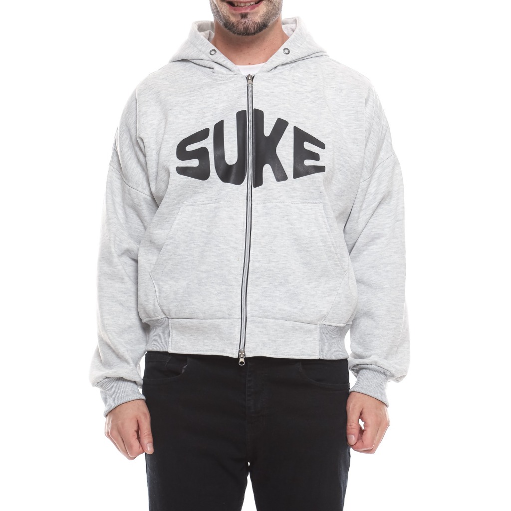 Atasan Pria Jacket Basic Hoodie Resleting Premium Linea // Hoodie Pria Single Kekinian Full Tag