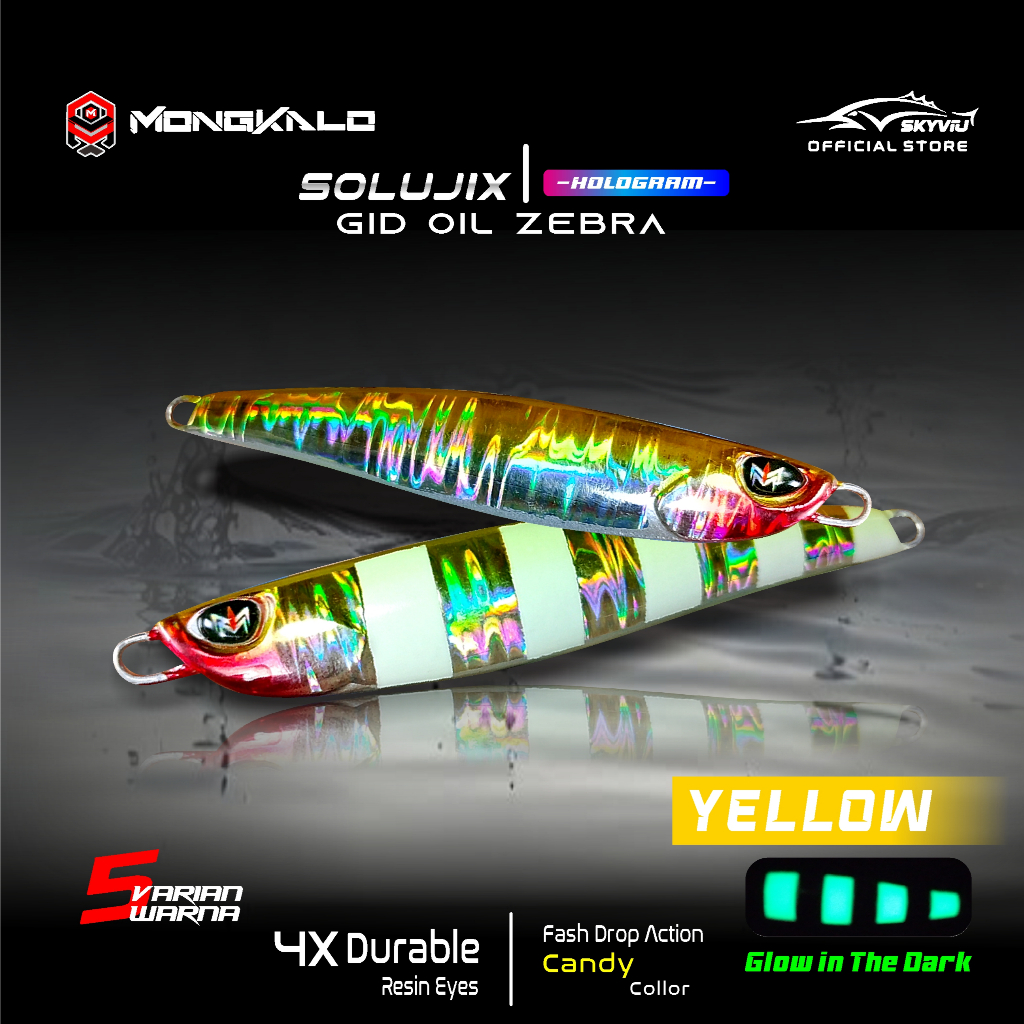 Mongkalo Solujix Minyak GID-Zebra noMotif Candy 40 Kuning