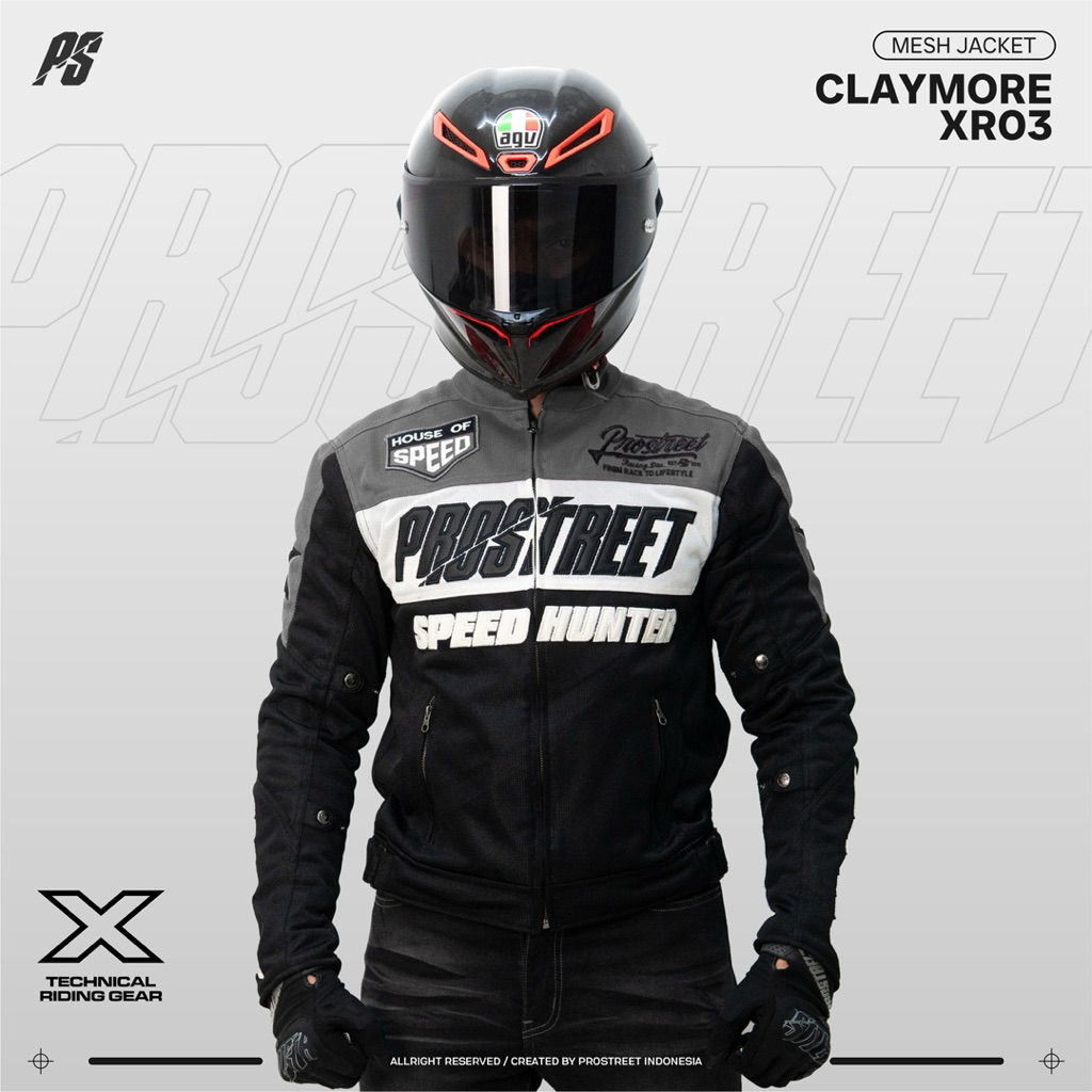JAKET MESH PROSTREET CLAYMORE XR03 ORIGINAL