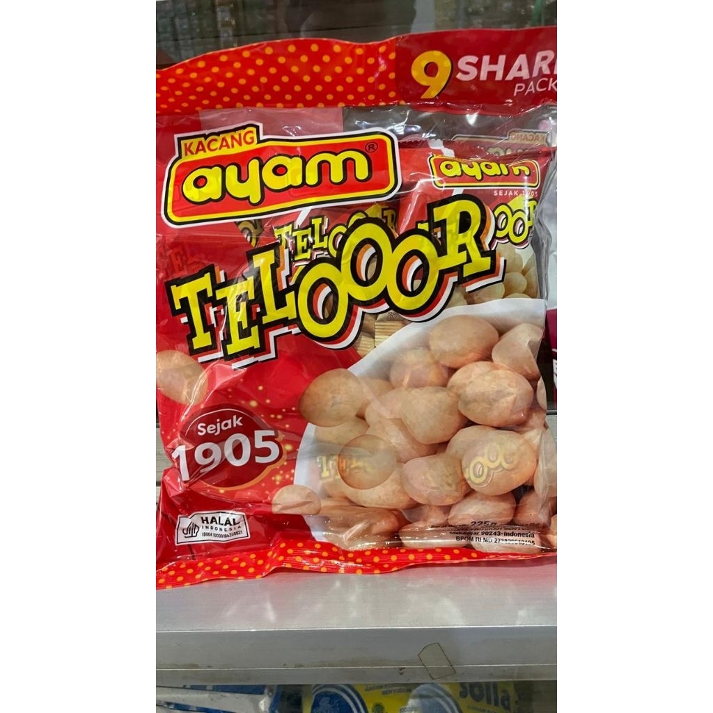 

Kacang Ayam Telor 9in1 225gr
