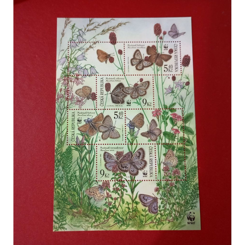 

MS PRANGKO WWF REPUBLIK CEKO KUPU-KUPU MINT