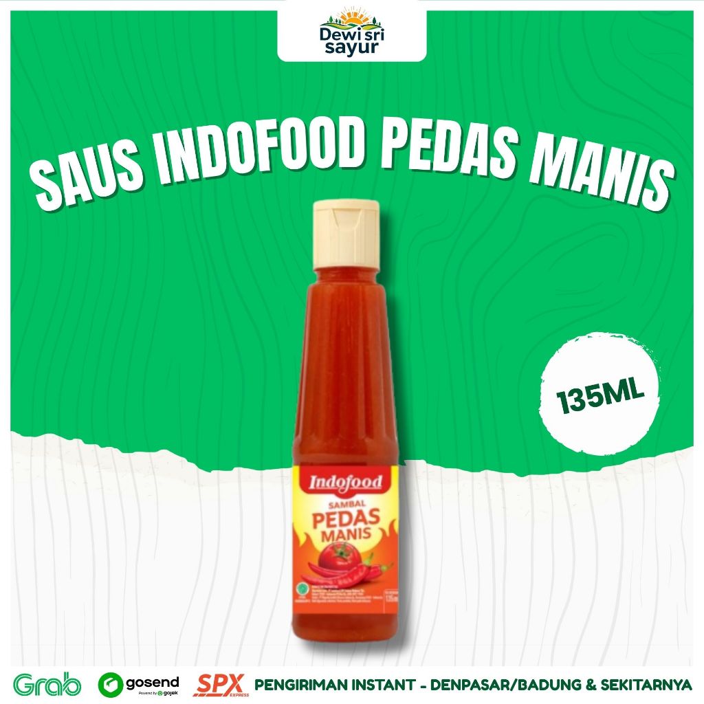 

Saus Indofood Pedas Manis 135ml – Dewi Sri Sayur