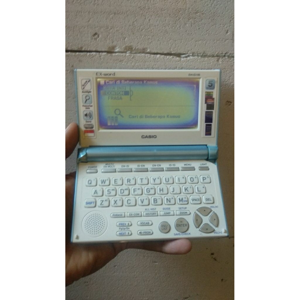 CASIO EW-ID100 KAMUS ELEKTRIK (Nyala ada minus)