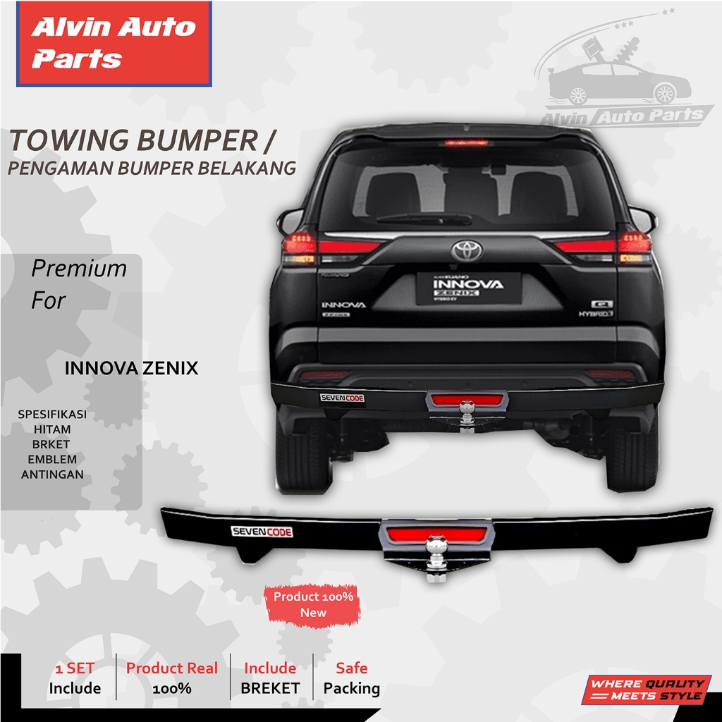TOWING INNOVA ZENIX / PENGAMAN BUMPER BELAKANG INNOVA ZENIX / ACCESSORIES INNOVA ZENIX
