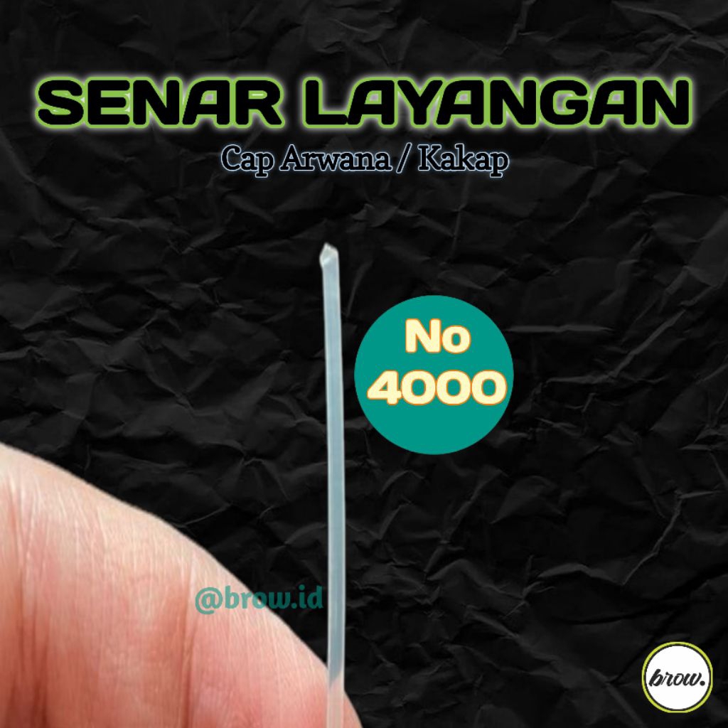SENAR UK 4000 IKAN ARWANA / KAKAP SENAR LAYANGAN GAPANGAN CAP IKAN ARWANA