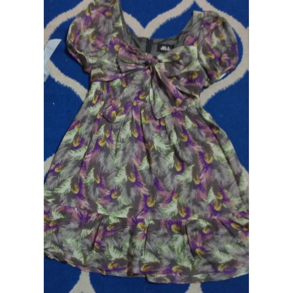 dress vintage lengan balon anak remaja / dewasa PL