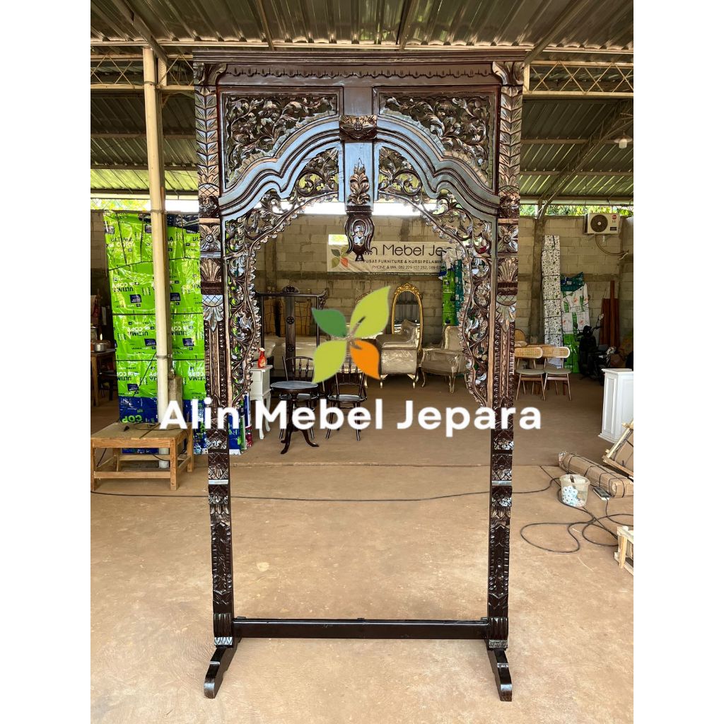 Gebyok Ukir Kayu Jati Gebyok pelaminan Properti studio foto prewedding adat jawa