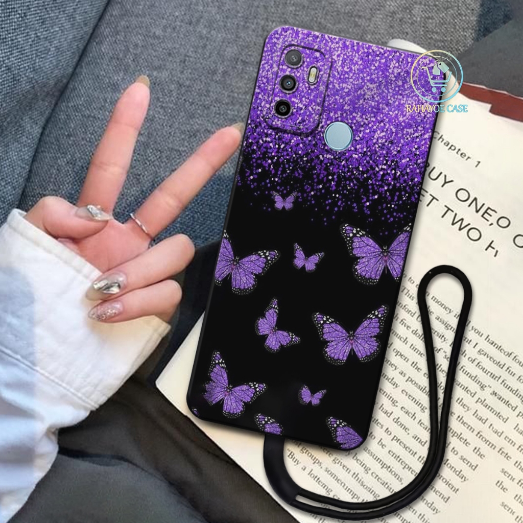 RAHAYOE - Softcase Oppo A53/A33/A53S Terbaru Free Tali Hp Case Oppo A53/A33/A53S Fashion Case Anime 