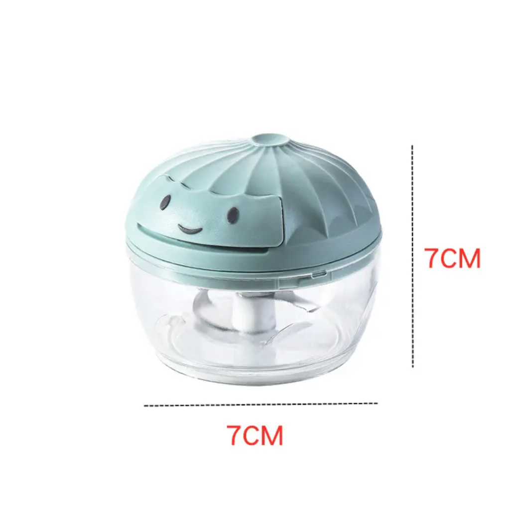 Blender Mini Tarik 2 Pisau / Blender Chopper Mini Tarik Tanpa Listrik/ Blender Mini Manual-MHS