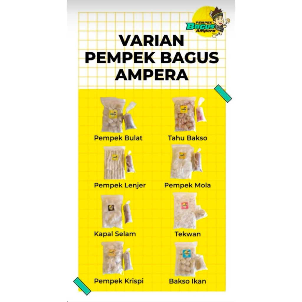 

PEMPEK BAGUS AMPERA BONTANG 1 Kg + CUKO