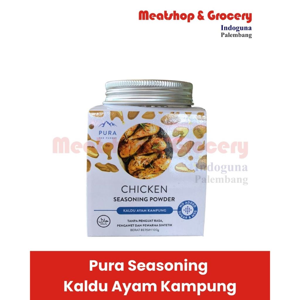 

Pura Seasoning Kaldu Ayam Kampung 100gr | Pura Chicken Seasoning Powder