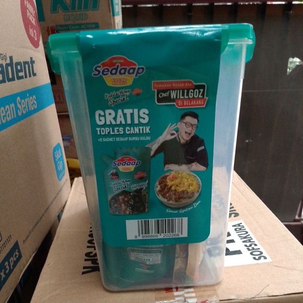 

Kecap sedaap 725gr free toples