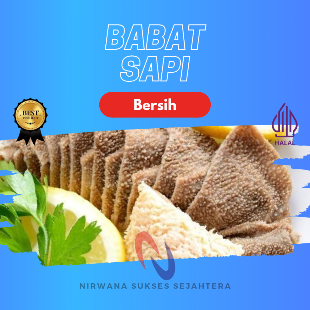 

BABAT SAPI / BEEF TRIPE (BERSIH)
