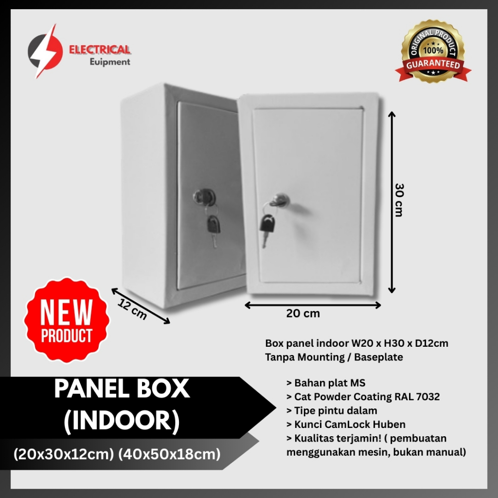 Panel Box/ Box Panel Indoor Ukuran 20x30x12cm dan 40x50x18cm