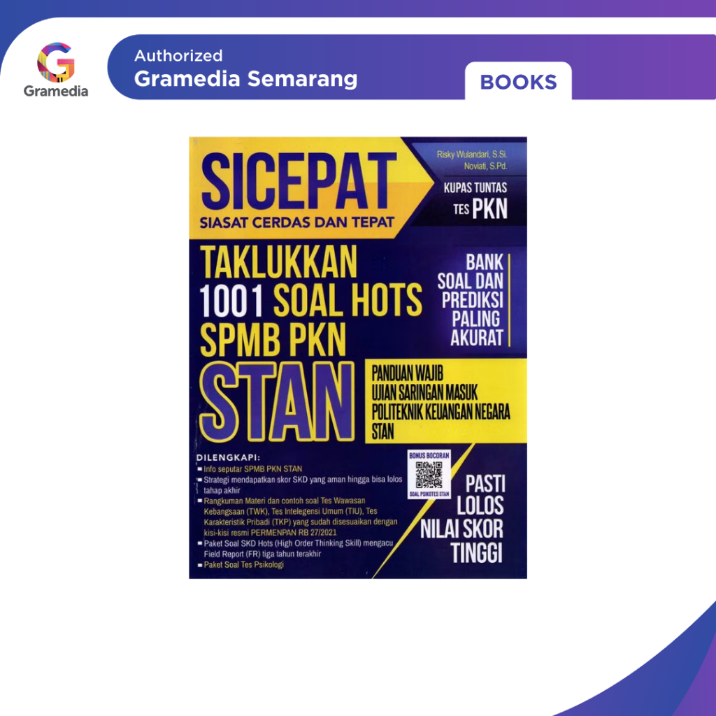 Gramedia - SICEPAT Siasat Cerdas dan Tepat Taklukkan 1001 Soal HOTS SPMB PKN STAN (Penerbit Andi)