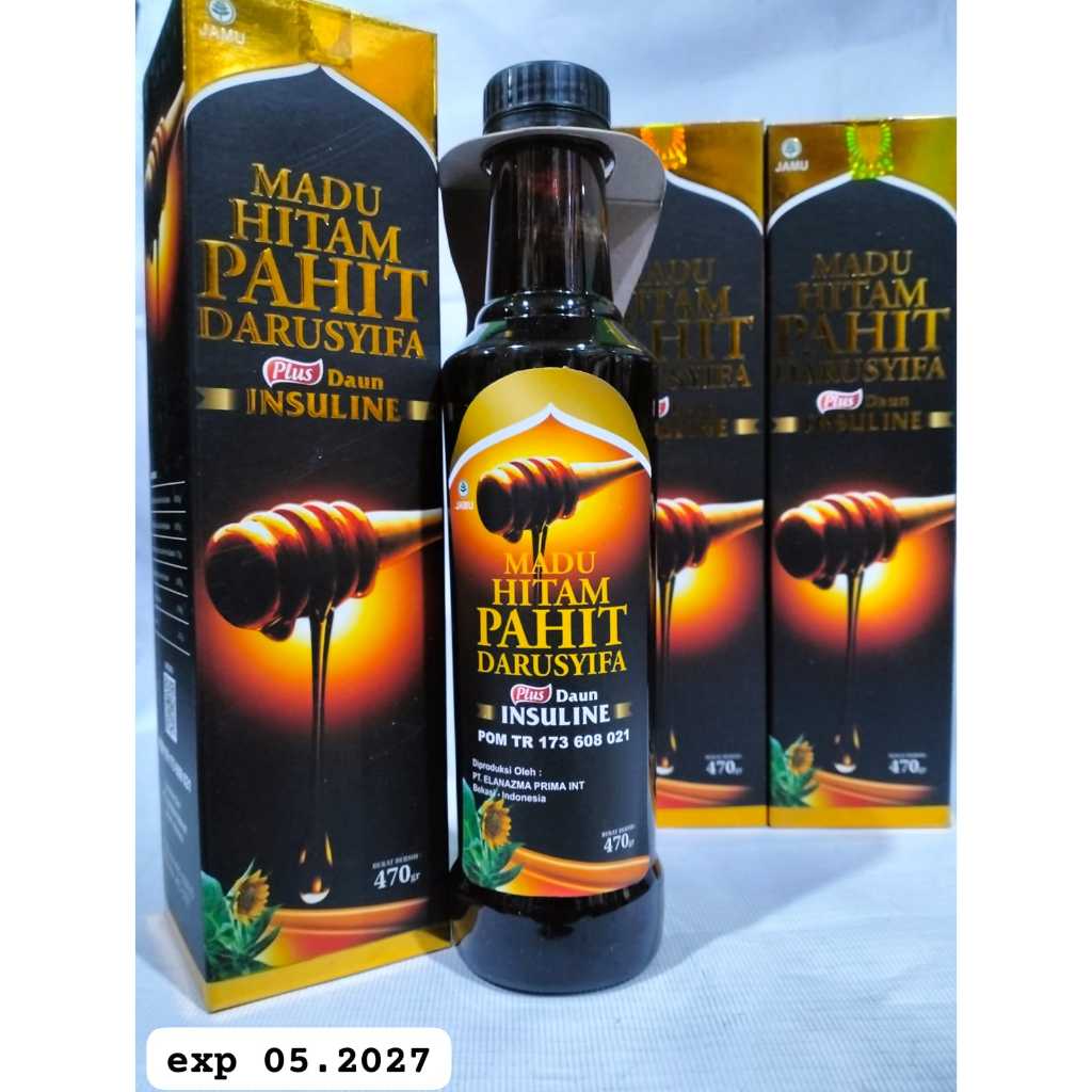 

Madu Hitam Pahit Insulin Darusyifa | Madu Hitam Pahit Insuline Darusyifa | Madu Hitam Insuline 470gr