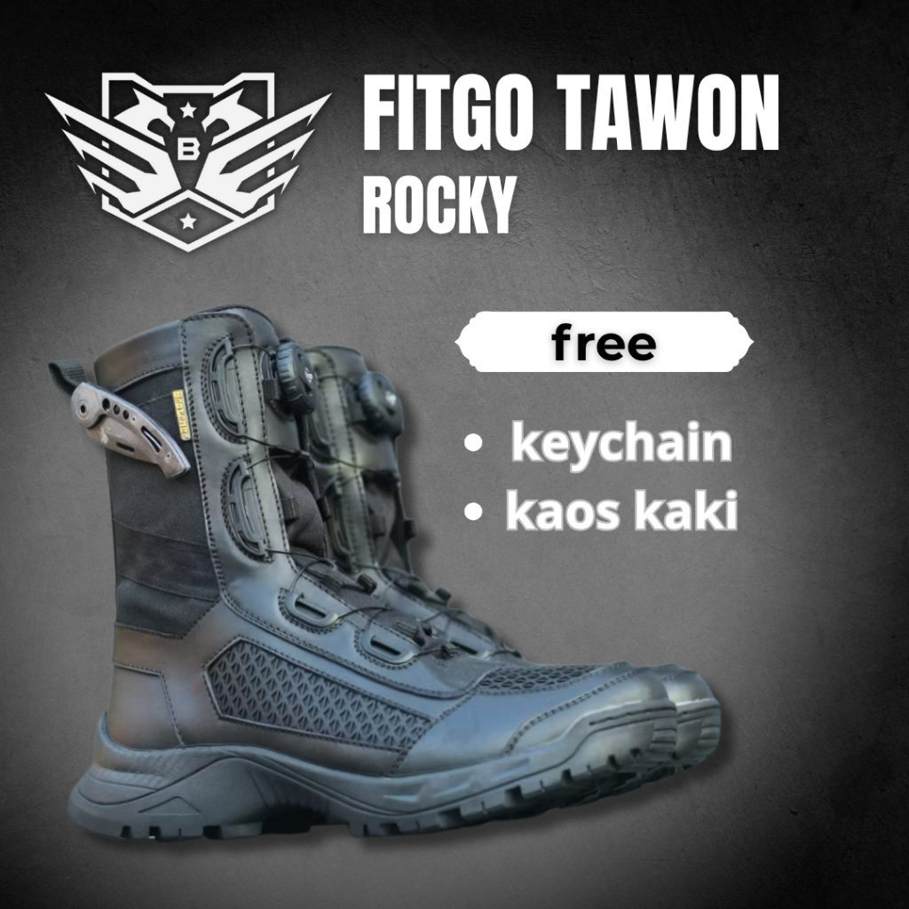 BROTRHER Fitgo Tawon Rocky Sepatu Pdl Tali Putar
