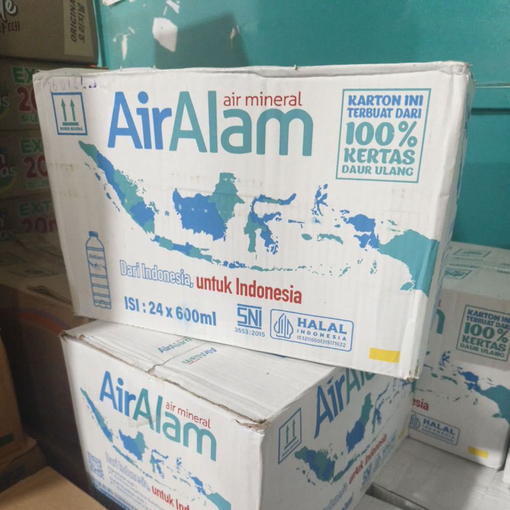 

Air Alam Ready To drink 600ml x 24 botol