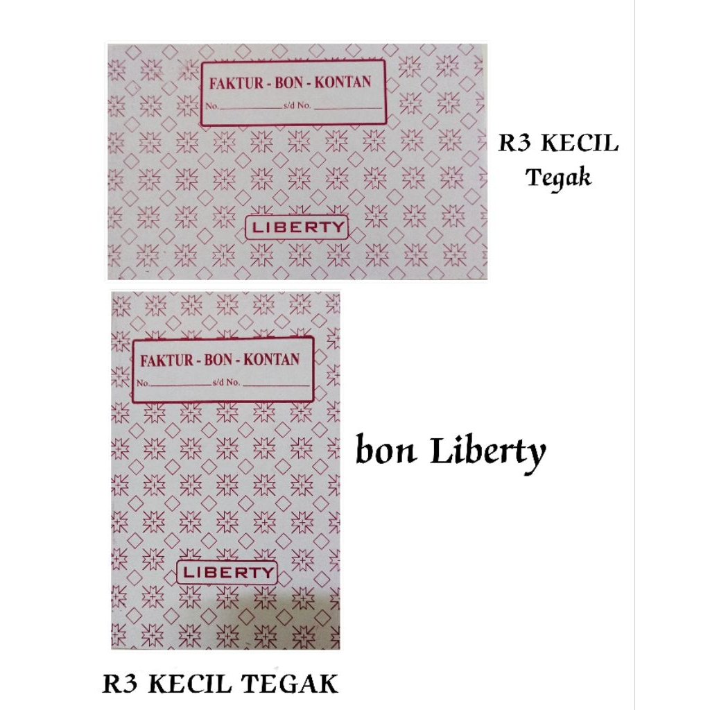

Bon Faktur Liberty 3 Ply Kecil ( 10.5 X 16 cm ) / Lsn ( 12 Pcs )