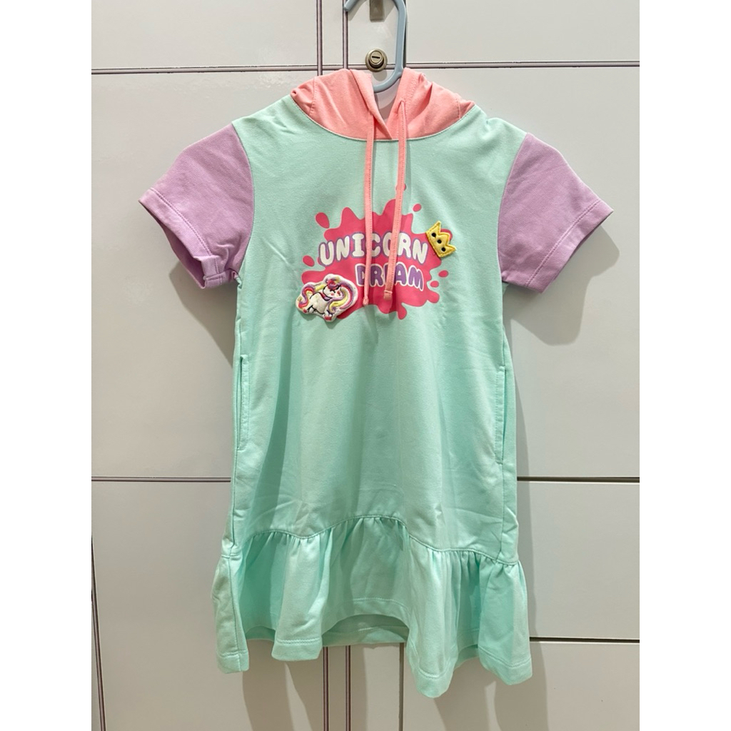 Dress anak perempuan Unicorn / Baju anak perempuan Little M
