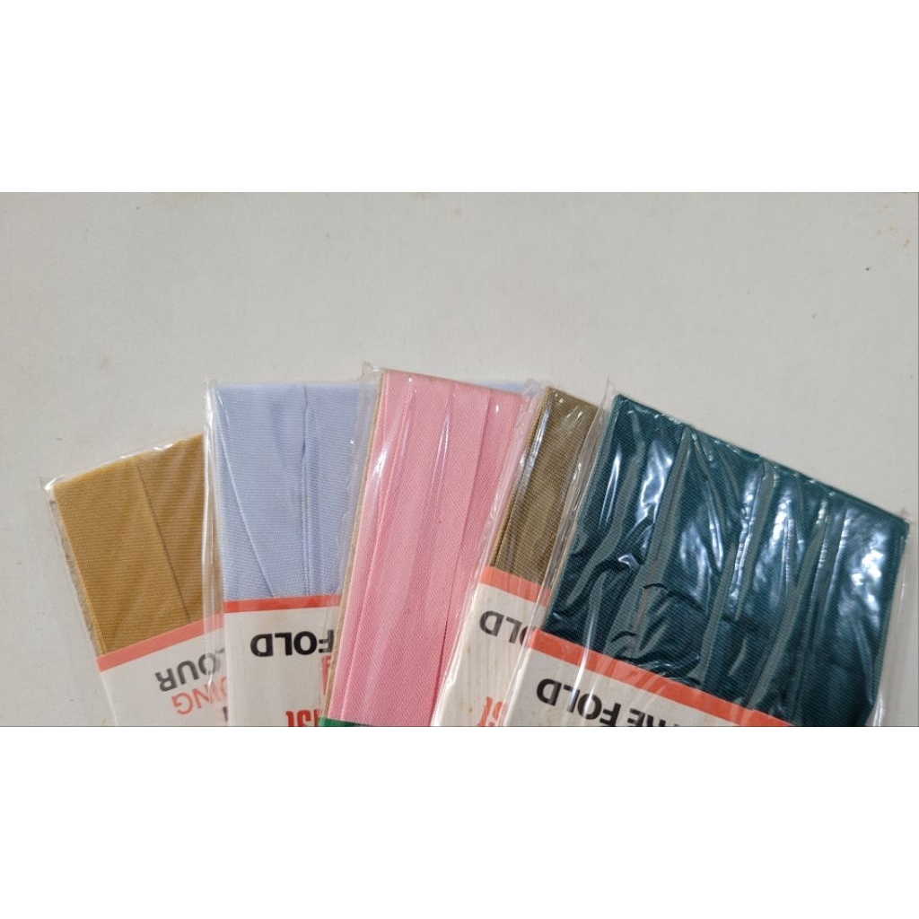 Bisban Katun . bias tape . warna lengkap