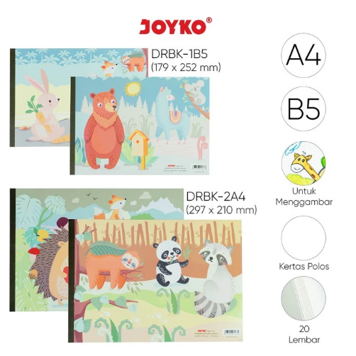

[ PCS ] Buku Gambar Drawing Book Joyko DRBK-1B5 ~ 2A4 / Buku Gambar Joyko Tebal Bagus
