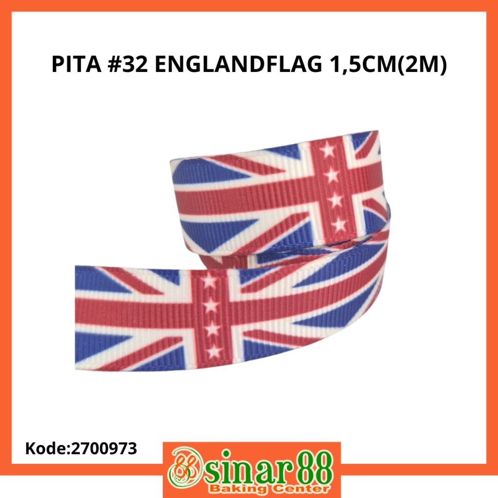 

PITA #32 ENGLANDFLAG 1,5CM (2CM)