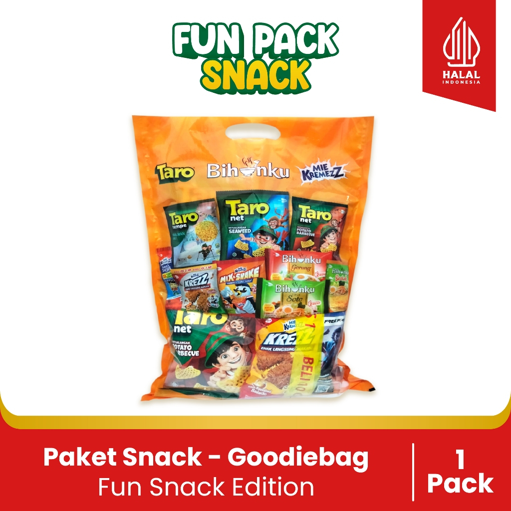 

Kids Goodie Bag - Fun Pack Snack Edition - Paket Hampers Cemilan Anak (1 Pack)
