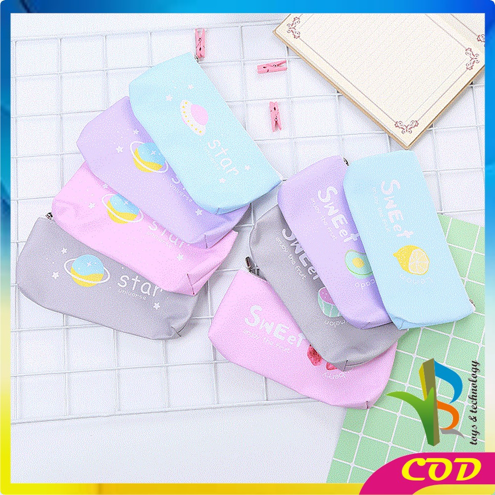 

EC RB-A51 Tempat Pensil Buah Sweet Simple Perlengkapan Sekolah Lucu / Tempat Penyimpanan Pulpen Alat Tulis Pencil Case Fruit Import