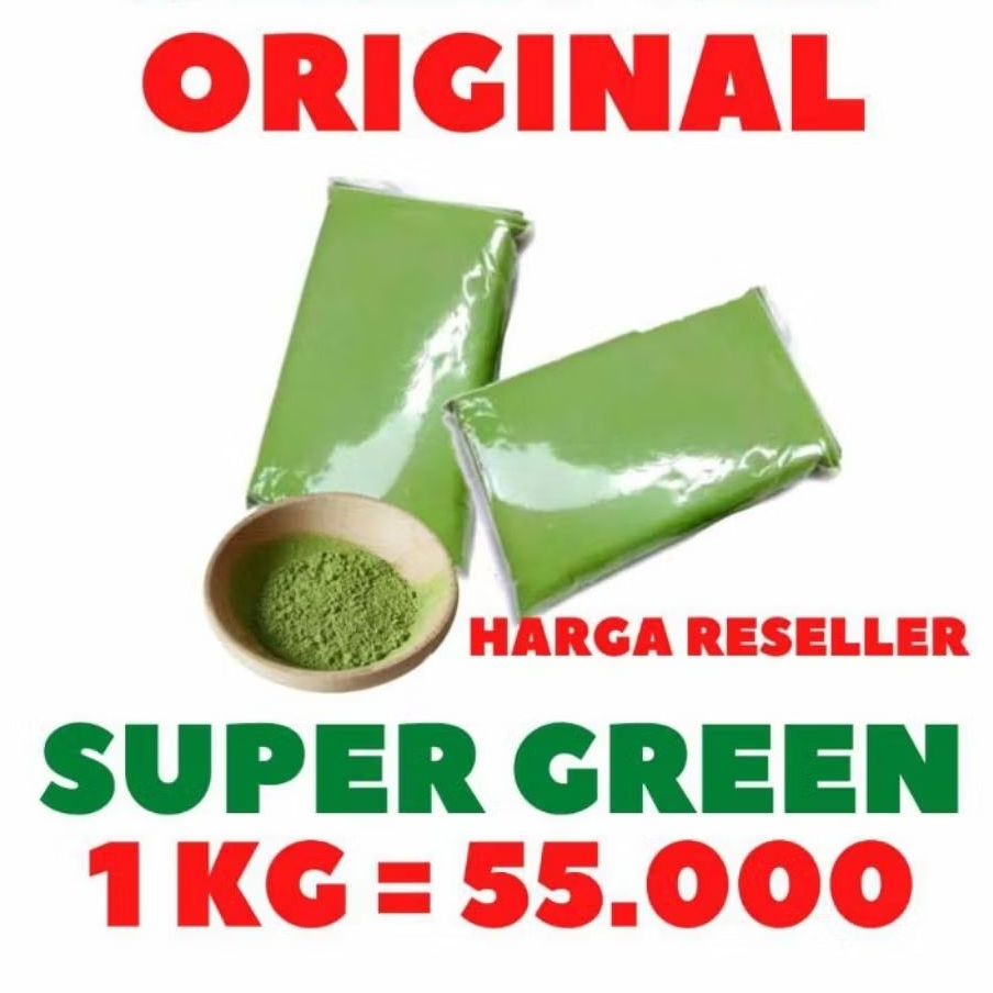 

bubuk minuman green mikro 1 kg original