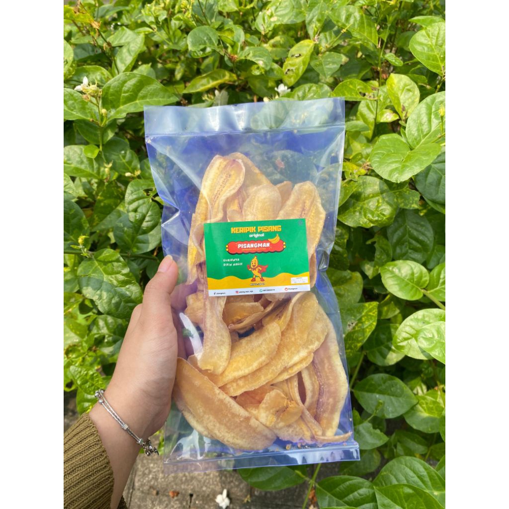 

Kripik Pisang Original Tanpa Bahan Pengawet 100gr