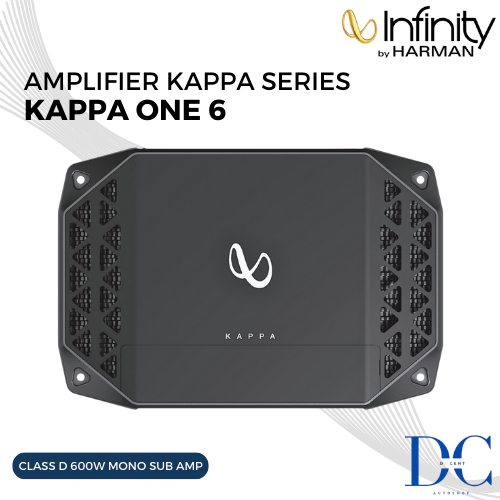 Power Amplifier Mono Mobil - Amplifier Infinity Kappa ONE 6 - Class D - Mono Subwoofer Amplifier Aud