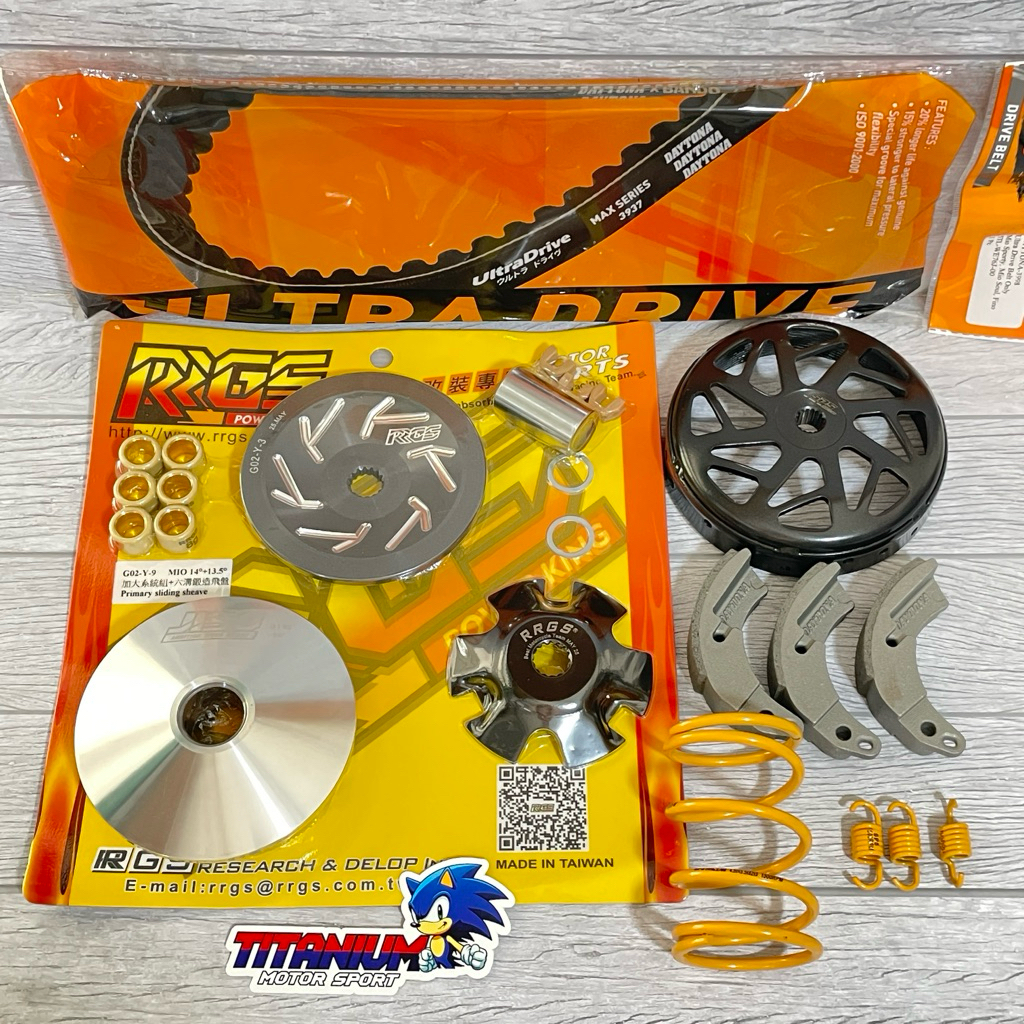 PAKET KIRIAN BIG PULLEY RRGS MIO SPORTY 5TL MIO SMILE MIO SOUL NOUVO FINO OLD CLUTH HOUSE RACING