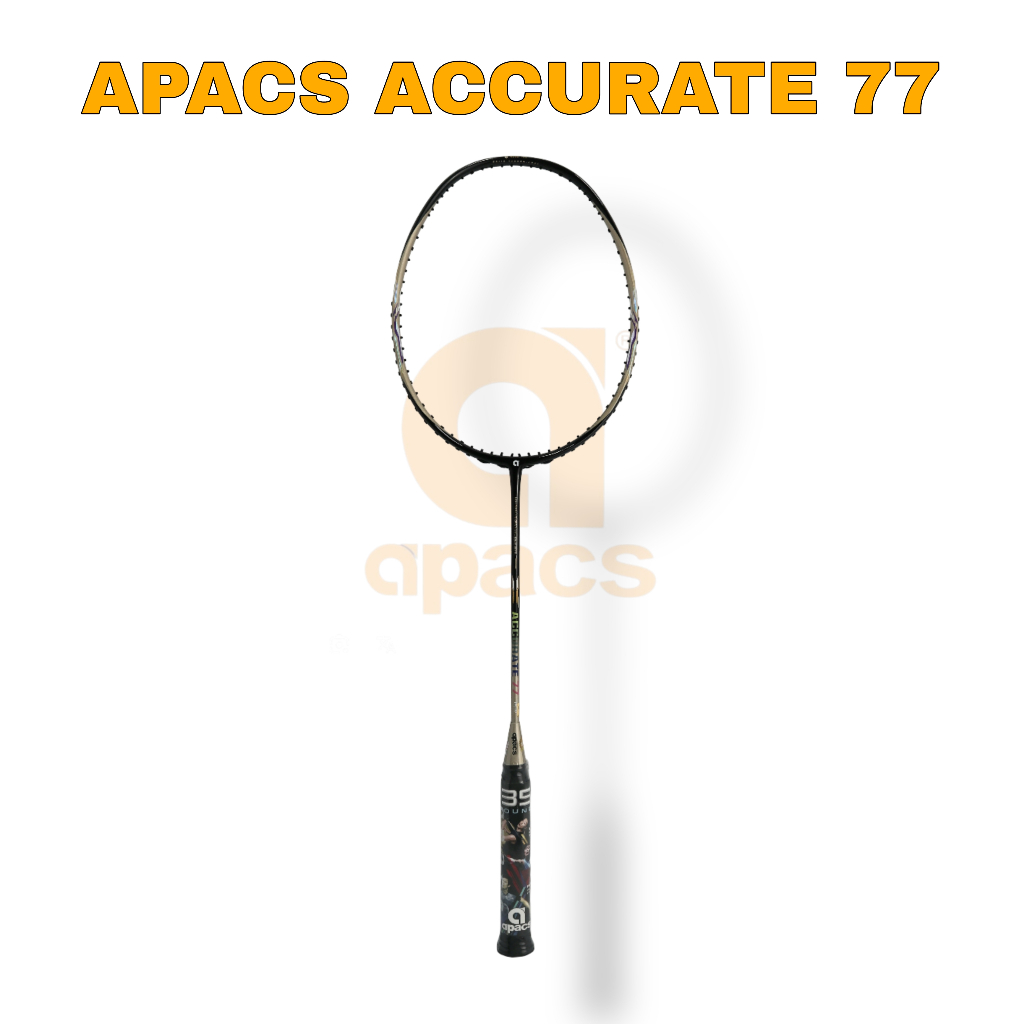 Raket Badminton Original Apacs Accurate 77 Bonus Senar