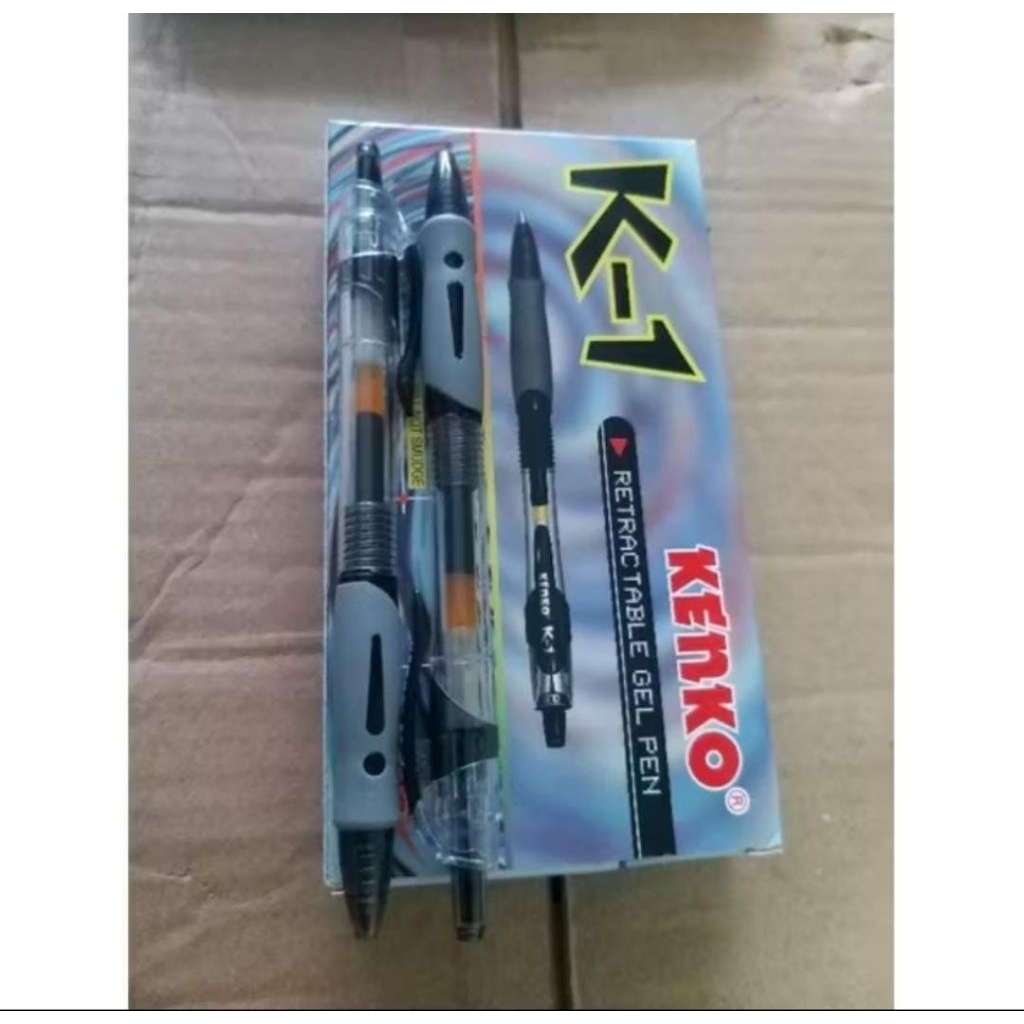 

PER PCS] PULPEN KENKO K-1 HITAM BERKUALITAS / PULPEN CAIR / BALLPOINT GEL / PULPEN MURAH BERKUALITAS