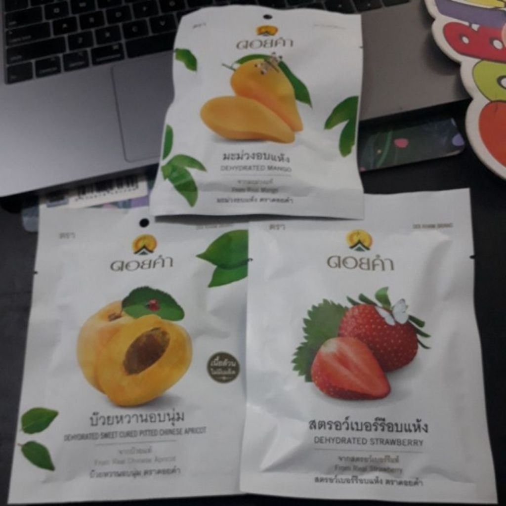 

Doi Kham Brand Dehydrated Fruit 40gr/Buah kering